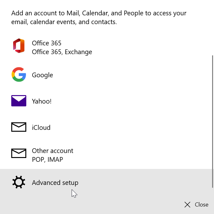 Windows Mail Step 3